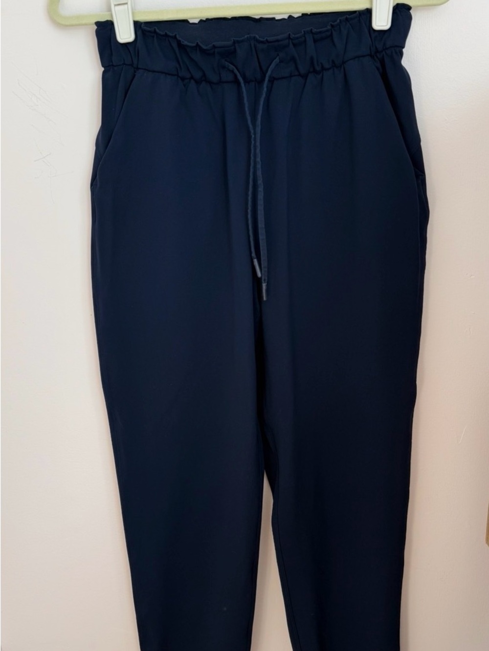 Women’s Lululemon Keep Moving Navy Drawstring Track Joggers